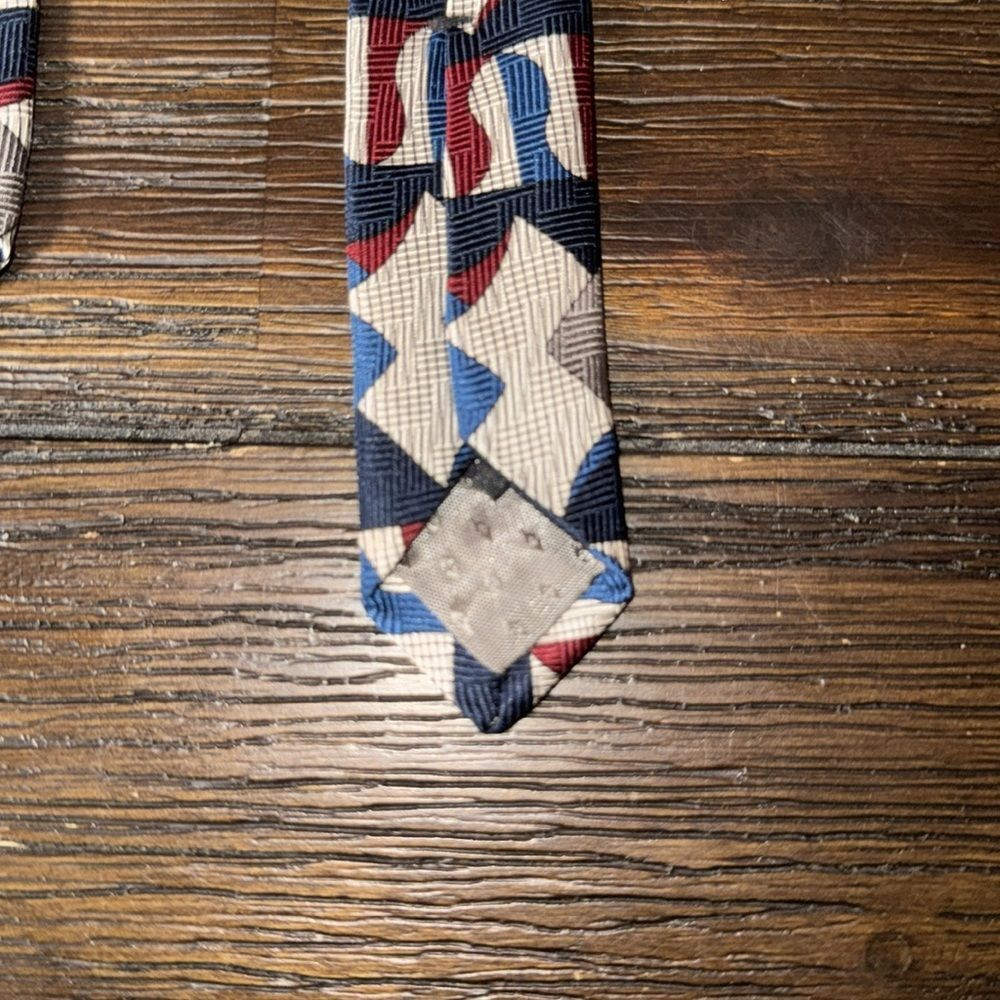 Givenchy Geometric Patterned Silk Tie - image 6